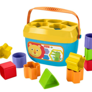 Fisher-Price FFC84 My Baby Toy Shape Sorter Box with 10 Blocks